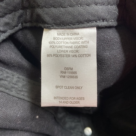 Women’s Black Cap. (Intended for kids 14 and older). - Picture 5 of 6